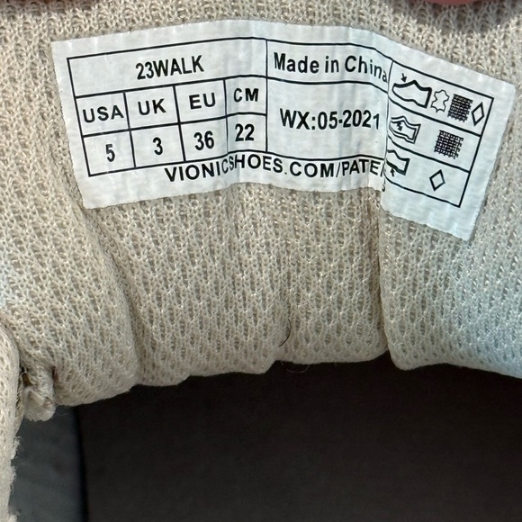 Women’s VIONIC 23 Walk Comfort Insole Performance Walking Shoes- Size 5 - Picture 9 of 9